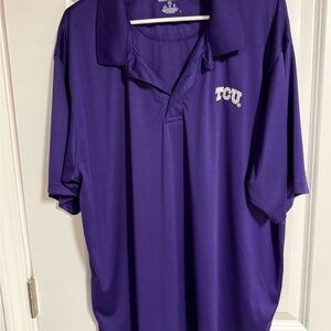 Champion Deep Purple TCU Polo Shirt